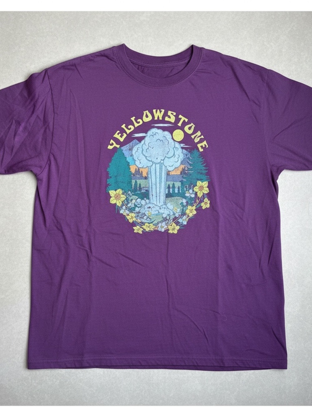 Yellowstone Maroon Graphic Short Sleeve Tee